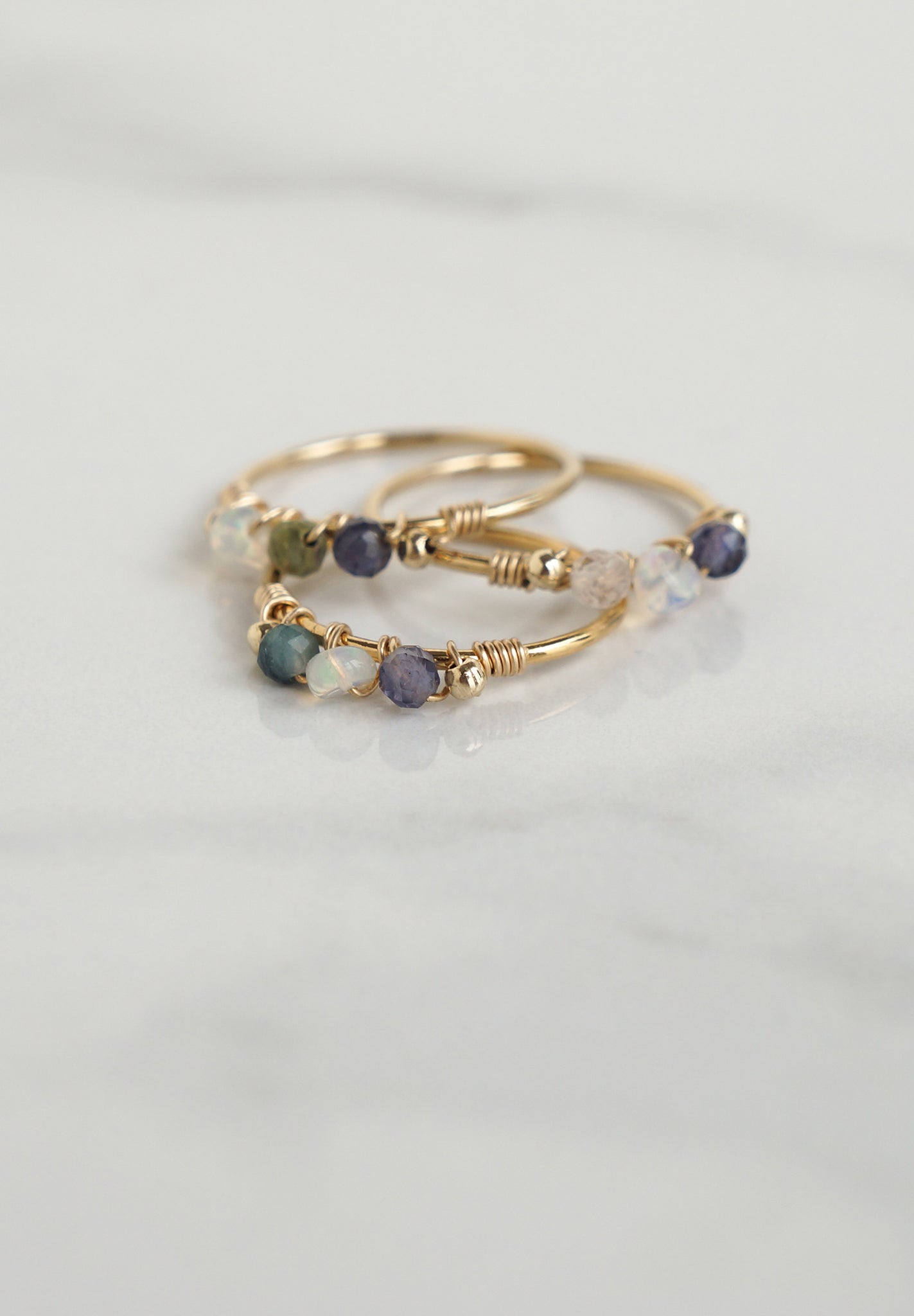 Oui - Bague trois pierres