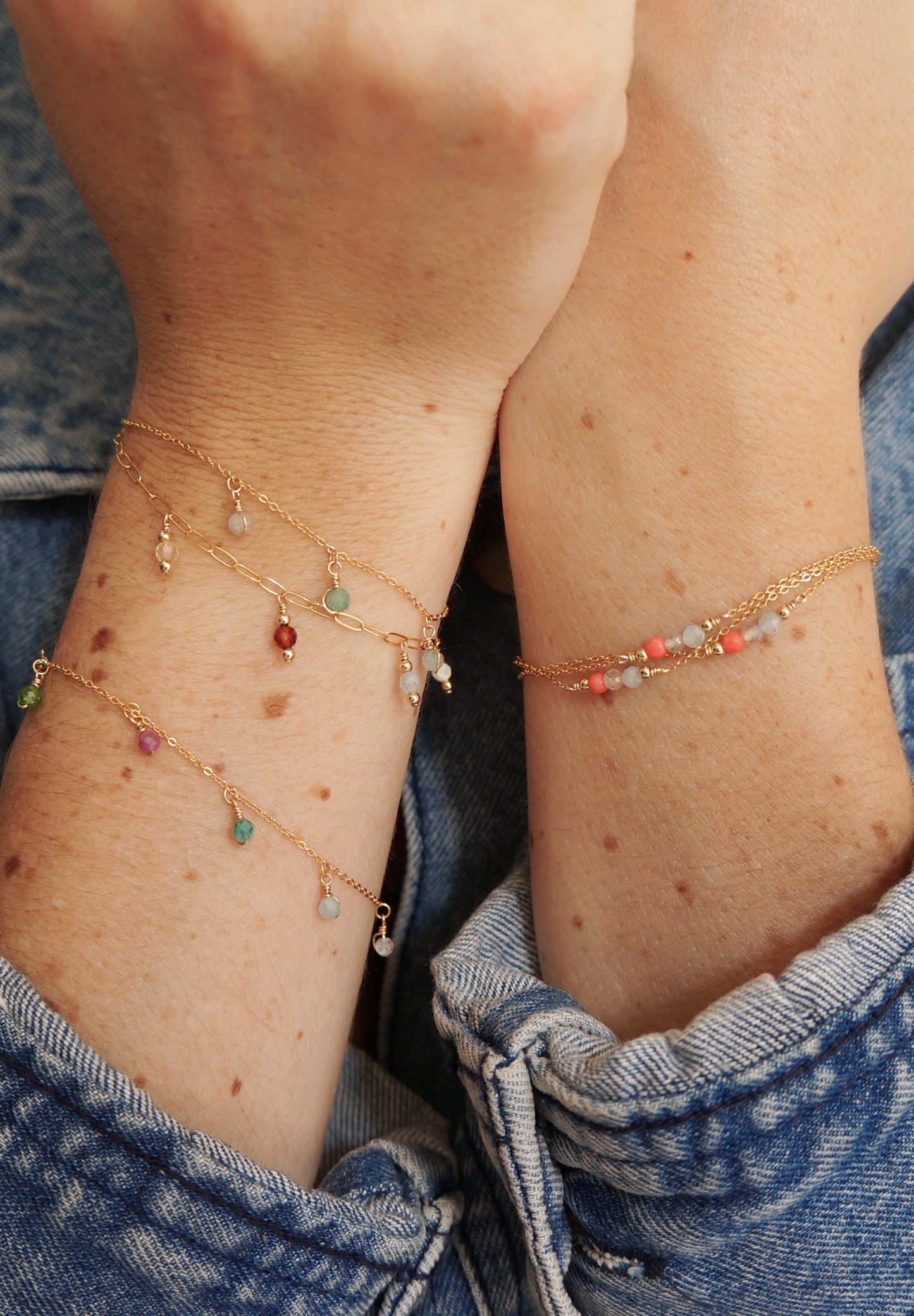 Bla Bla Bla - Bracelet trois rangs