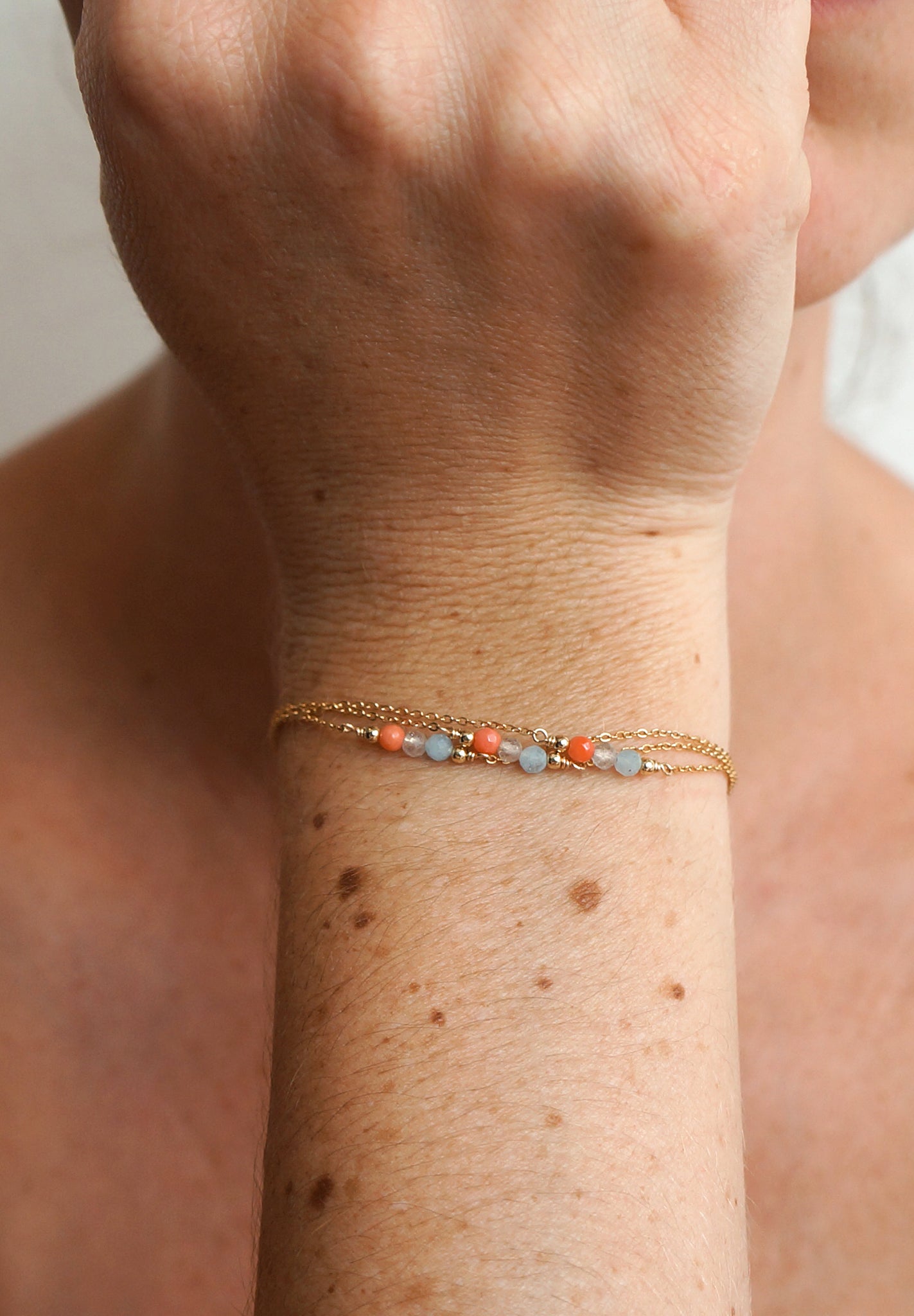 Bla Bla Bla - Bracelet trois rangs