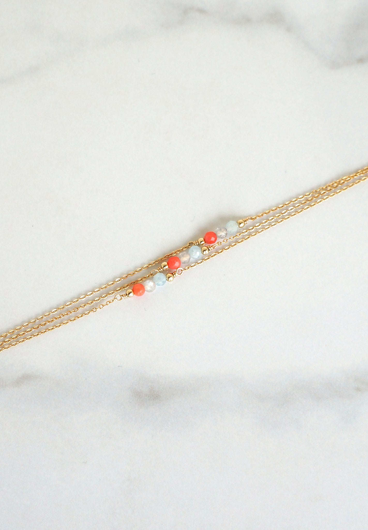 Bla Bla Bla - Bracelet trois rangs